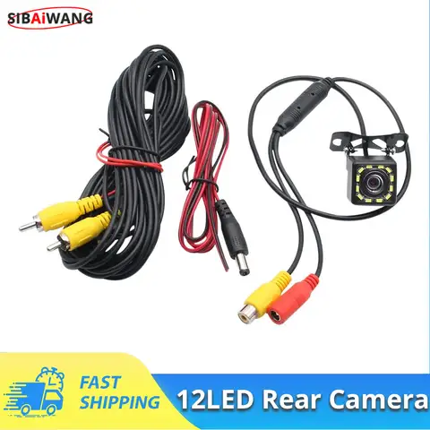 광각 HD 차량용 12 LED 후방 카메라 후방 영상 차량 카메라 후진 카메라 야간 투시 주차 카메라 12V 광각 HD 차량용 12 LED 후방 카메라 후방 영상 차량 카메라 후진 카메라 야간 투시 주차 카메라 12V