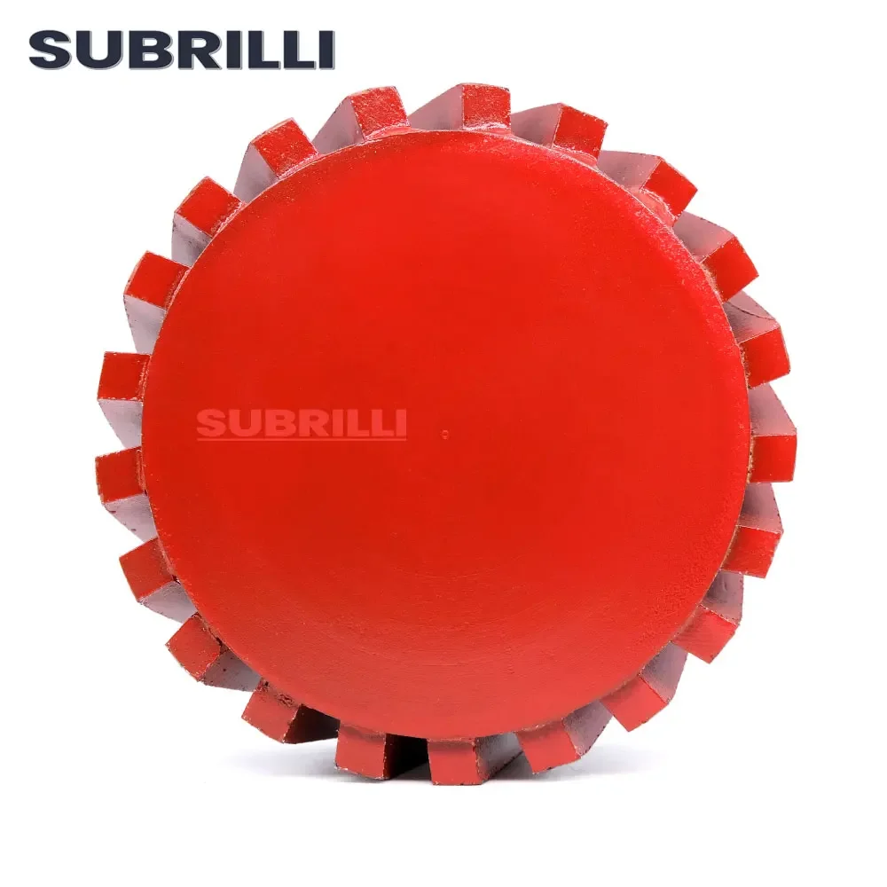 SUBRILLI 3 Inch Segment Diamond Zero Tolerance Drum Wheel On Angle Grinder For Granite Marble Concrete Metal Bond Grinding Wheel