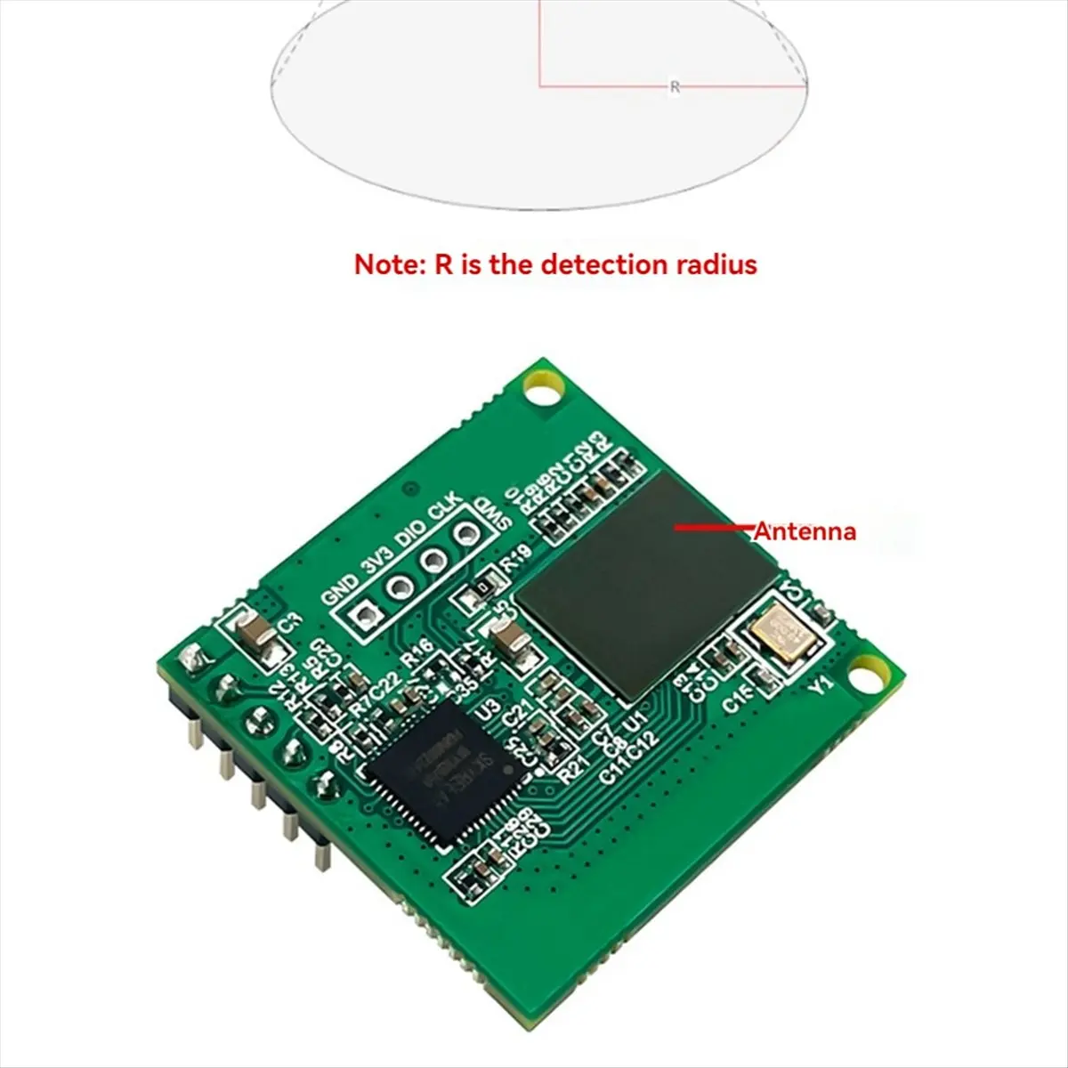 【x10a】module-de-capteur-radar-a-ondes-millimetriques-60-ghz-ld6001a-4t-4r-faible-consommation-d'energie-module-de-capteur-de-presence-humaine