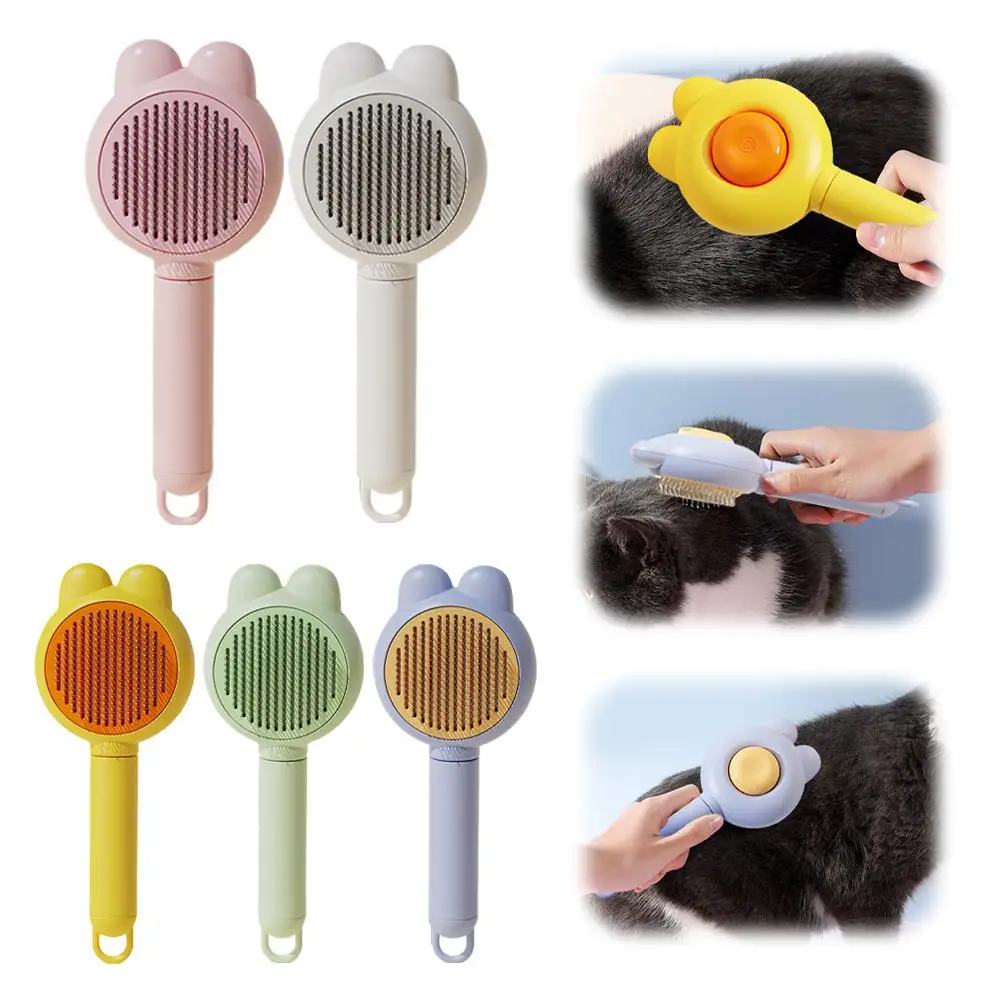 Pet Hair Removal Comb Multi-functional Massage Comfortable Dogs Pet Cat Grooming Tool Accessories M5S8