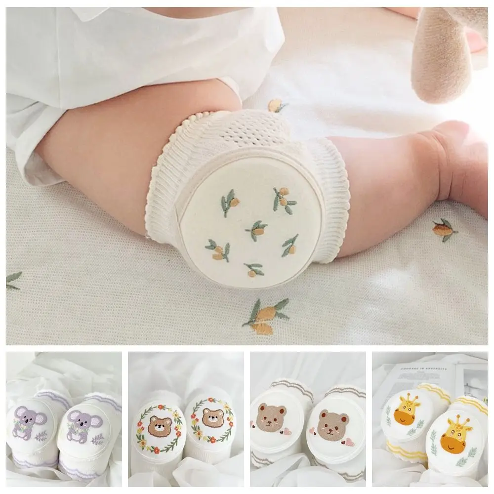 Creative Cotton Baby Knee Pads Sponge Kneepad Leg Warmer Child Leg Pads Bear Rabbit Elbow Pads Infant