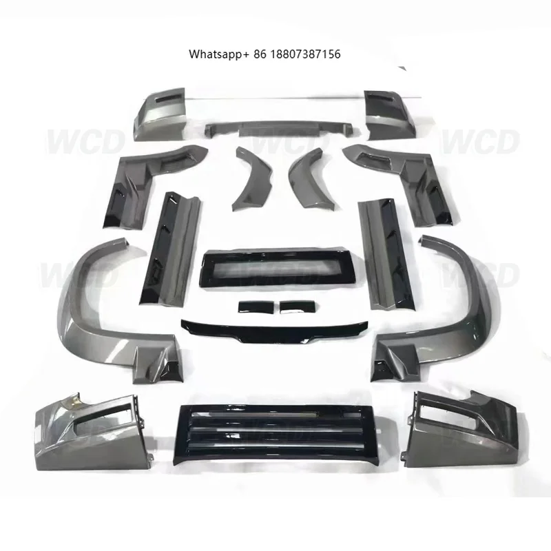2020 Defender LUMA Style BodyKit Front Lip Grille Side Skirt Rear Diffuser Spoiler Wheel Eyebrow forLand Rover Defender FRP