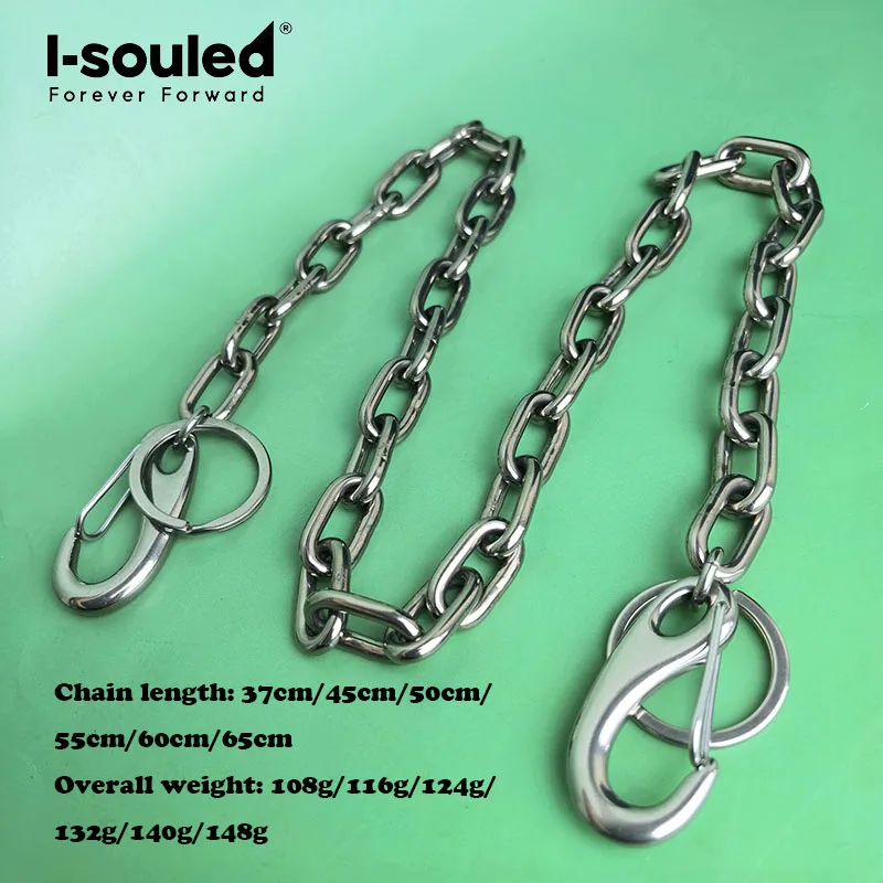 

14mm TA1 pure titanium chain with climbing buckle and ring is sturdy, durable, waterproof and rust free