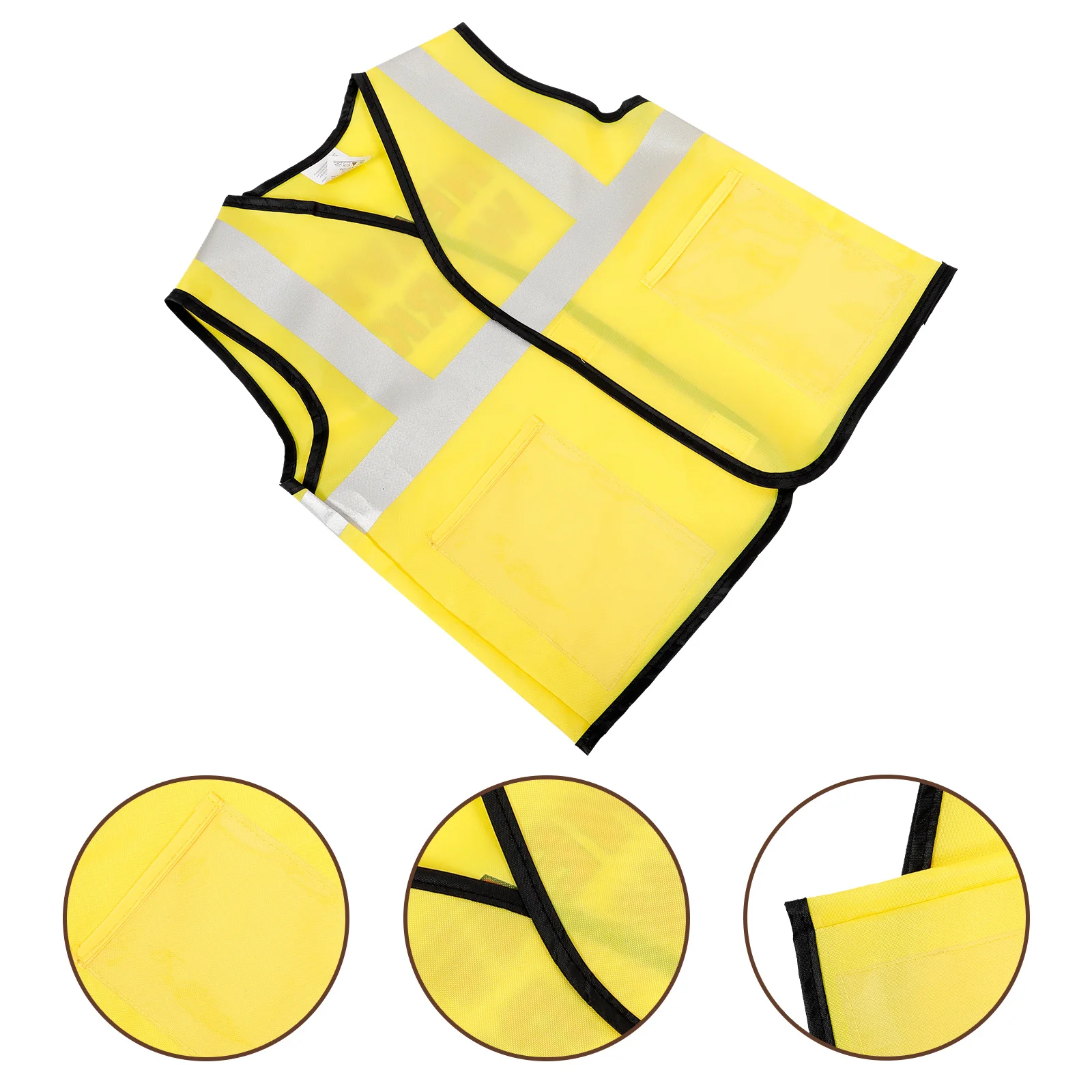 

Reflective Vest High Visibility Safety Vest For Outdoor Cycling Walking Construction Use Police Role Play Costume
