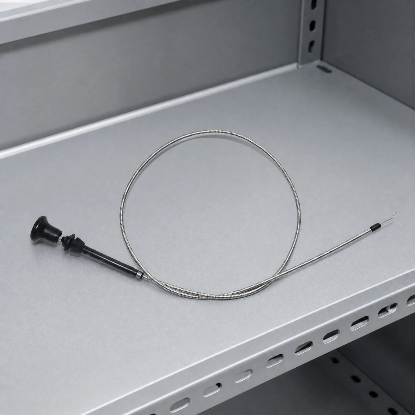 Push-Pull Choke Cable Assembly Flexible Choke Control Cable with Hook Terminal Aftermarket Long-Lasting