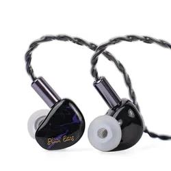 Linsoul Kiwi Ears Cadenza IEM Earphones 10mm Beryllium Dynamic Driver 4-core Braided Copper Cable with Single-ended Termination
