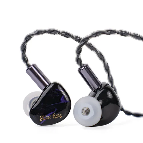 Linsoul Kiwi Ears Cadenza IEM Auriculares Controlador dinámico de berilio de 10 mm Cable de cobre trenzado de 4 núcleos con terminación de un solo extremo