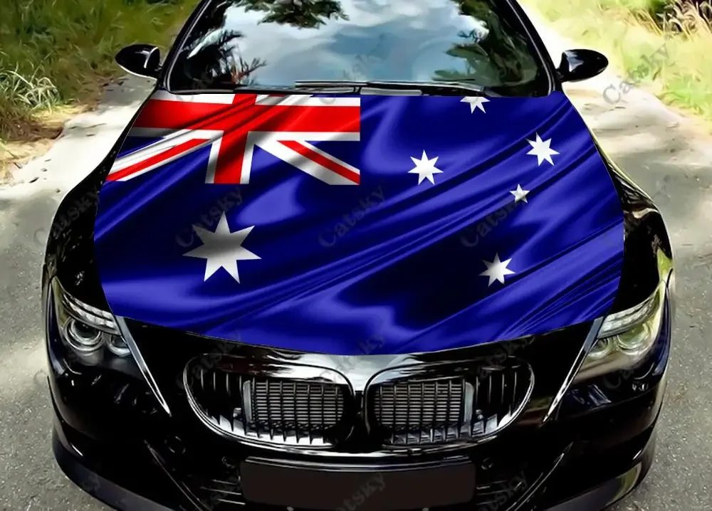 

Australian flag Car Hood Vinyl Stickers Wrap Vinyl Film Engine Cover Decals Sticker on Car Auto Accessories
