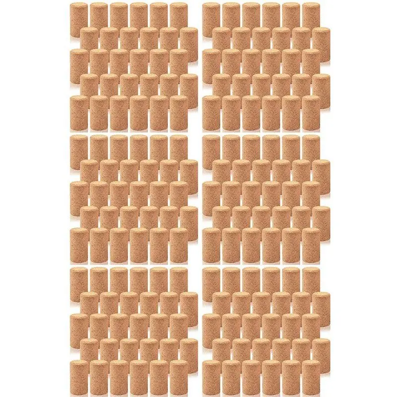 ABKS-300Pcs Straight Wood Cork Plugs,Wine Bottle Cork Stoppers Wine Corks For Wine Beer Bottles,Sealing Cap Beer Bottle Corks