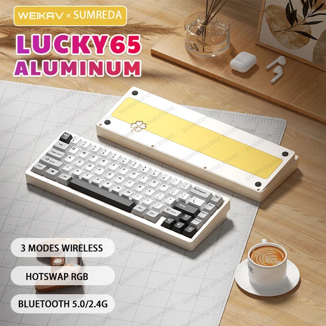 weikav lucky65 自作キーボード アルミケース ガスケット
