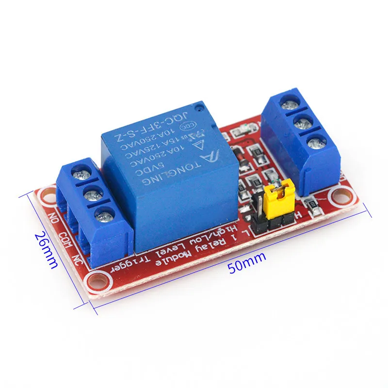 5V 12V 24V One 1 Channel Relay Module Board Shield with optocoupler Support High and Low Level Trigger