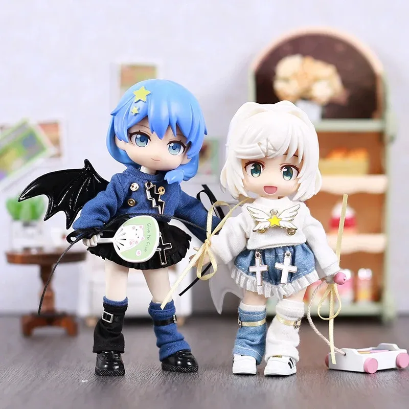 

OB11 Кукольный костюм BJD Одежда для куклы 16 см Платье для переодевания Одежда для куклы Молли Дьявол Ангел Одежда