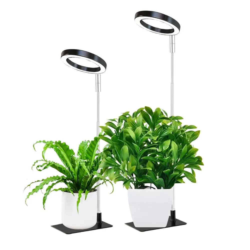 Full Spectrum LED Grow Lamp 3 Lighting Modes 9-Level Dimming Full Spectrum Grow Light Height Angle Adjustable Rotation
