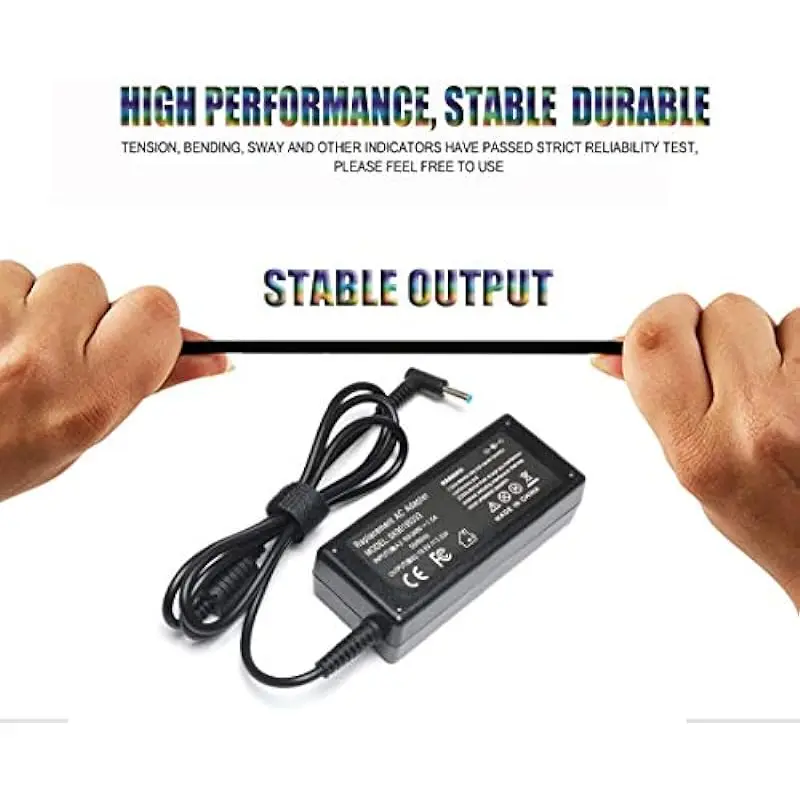 مهايئ شاحن الكمبيوتر المحمول ، 3.33a ، 65w ، من من من من من نوع hp pavvy 17-j010us ، جناح 15-j000 chromebook 11 g4 g5