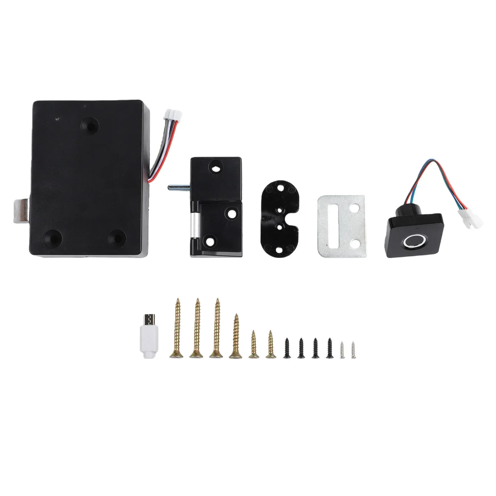 Smart Drawer Lock Fingerprint Lock Secure Reliable Versatile ABS Compatible Remote Management Control Cabinets