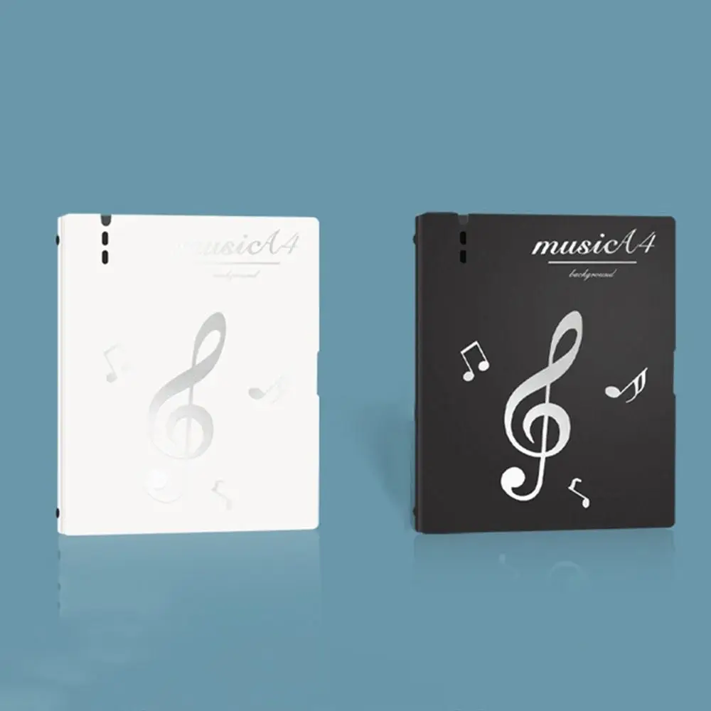 

Spiral Binder Piano Score Folder Non-reflective Waterproof Storage Holder Plastic Transparent Inner Document File Organizer