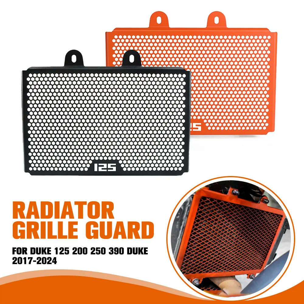 

Motorcycle Accessories Aluminum For Duke 125 200 250 390 Duke 2017-2021 2022 2023 2024 Radiator Guard Grille Cover Protector