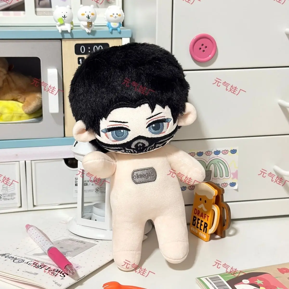 20cm Game Keegan Anime Figures Military Tactical Cosplay Plush Doll Toy Cute Soft Stuffed Pillow Birthday Gift