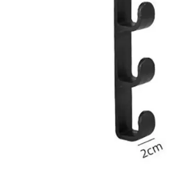 5 قطعة خلف الباب خطاف تعليق المعاطف شماعات خزانة بلاستيكية الباب رف معلق التخزين المنظم رفوف المكتب حامل الأداة