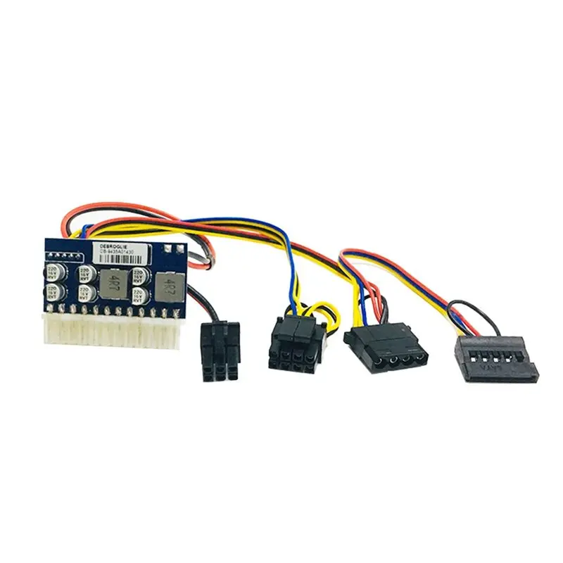 

Изысканный модуль питания DC-ATX-160W 12V 6-контактный разъем PICO PSU Автомобильный мини-модуль ITX