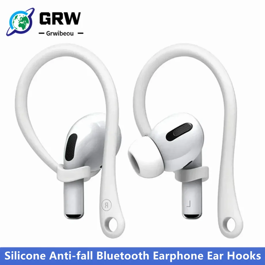 Crochets d'oreille en silicone pour Apple Air Pods Pro2, support d'écouteurs Bluetooth anti-chute, accessoires pour Airpods 1, 2, 3 Pro, crochets d'oreille de sport