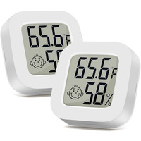 Mini Digital Hygrometer Thermometer for Home,Hight Accurate Temperature and Humidity Monitor,LCD Display Fahrenheit or Celsius