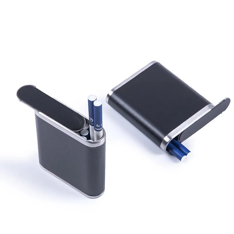 PU flip up Sealed Waterproof Stylish Cigarette Box 16pack 20pack portable large capacity Cigarette case Men Smoking Accessories