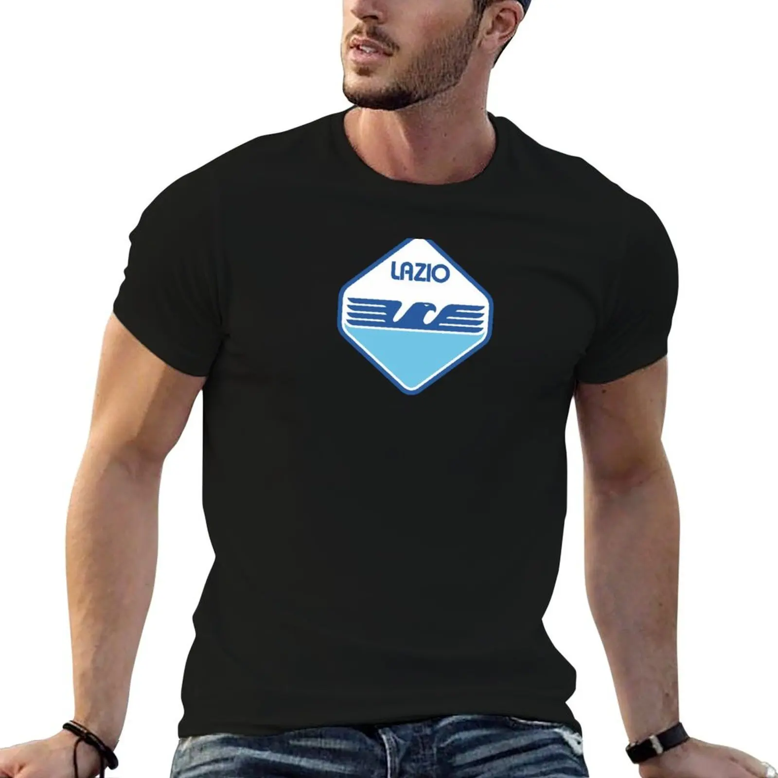 

new emblem from lazio T-Shirt man t shirt cotton high quality black cotton t-shirt plain for man package T-Shirt