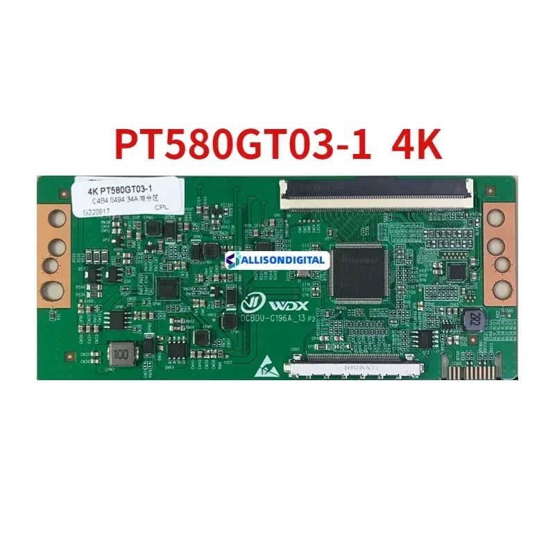 NEW PT580GT03-1 2K and 4K Tcon Board for Hui Ke Supports Single and Double Partitions with Single Port 96pin.