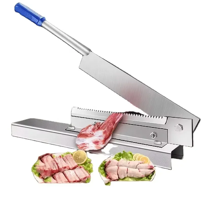 Electric Bone Cutting Machine Small Household Meat Chopper Commercial Chicken Bone Cutter Flower Shaped Slicer Kitchen Tool