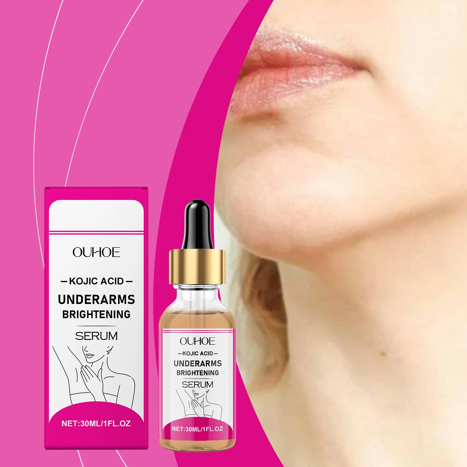 

Body Moisturizing Serum Mild Ingredients Brightening Skin Smooth Rejuvenating Reduce Dullness of Underarm Knee Knuckle Skin