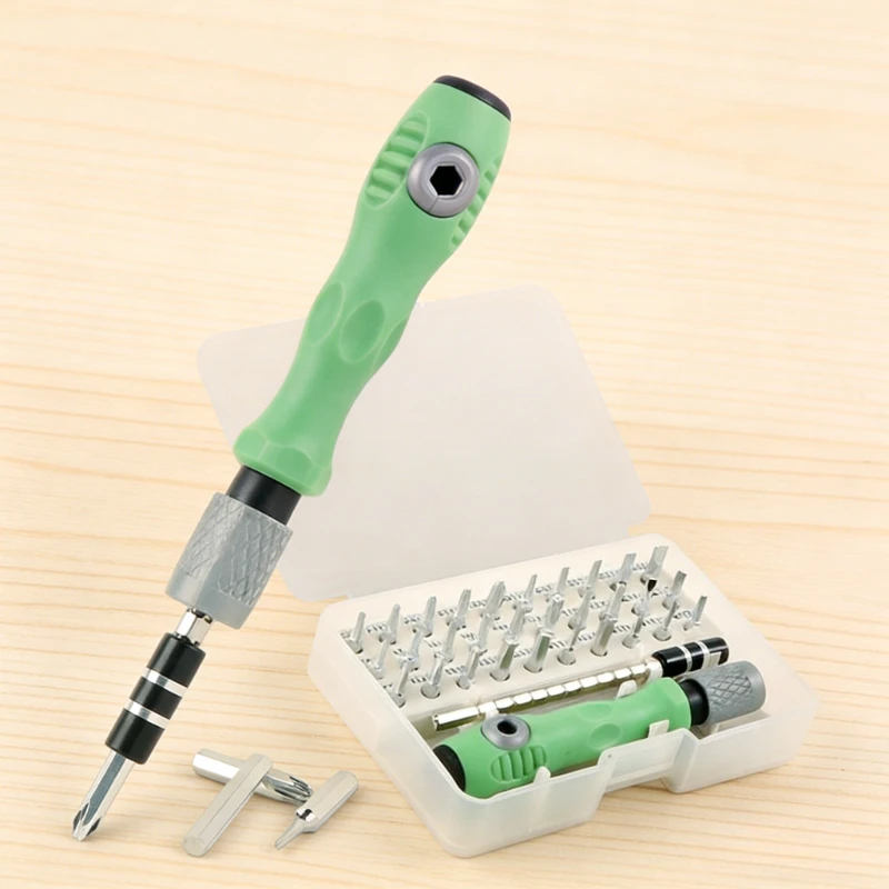 

32 in 1 Precision Screwdriver Set CR-V Steel Multifunctional Hand Tool Kit for Phone Laptop Watch Glasses Repair DIY Maintenance