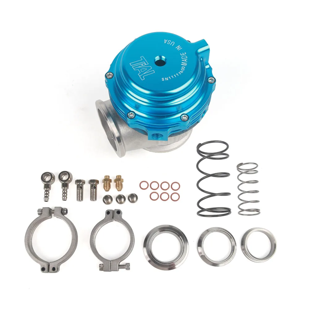 Uniwersalny samochodowy zestaw zewnętrznego zaworu Wastegate 44 mm V Band 24PSI Turbo Wastegate do kolektora turbodoładowania Akcesoria samochodowe