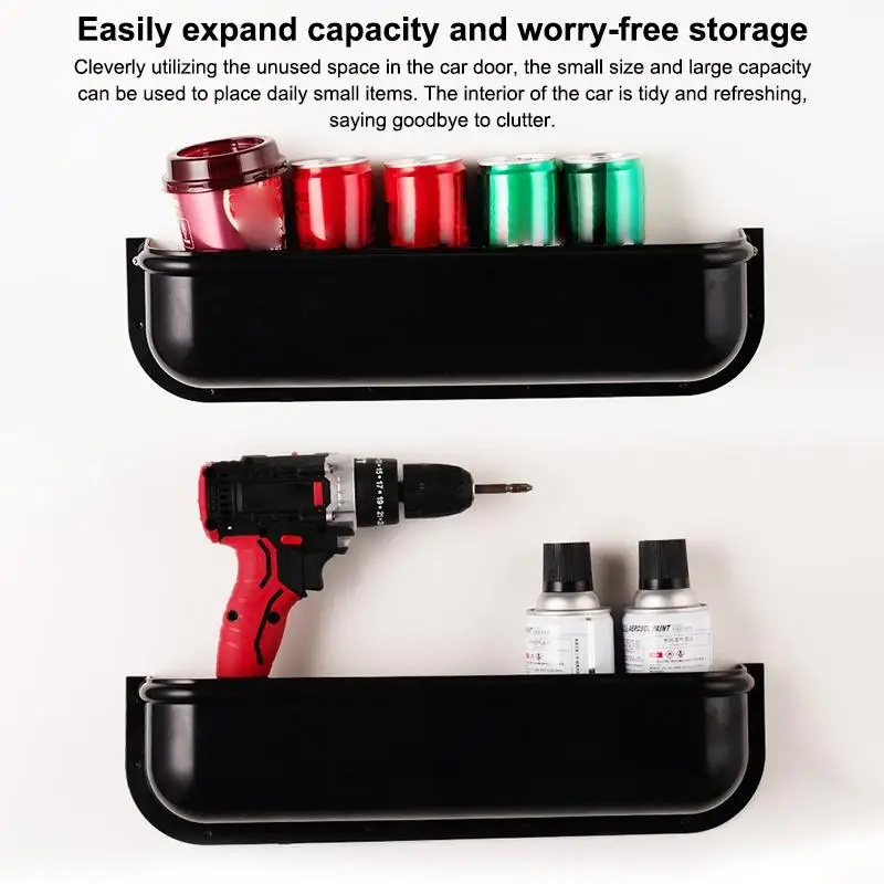 Universal Fit Car Door Handle Storage Box Scratch Resistant Van Camper Panel Tray Cover Auto Accessory for Interior Use