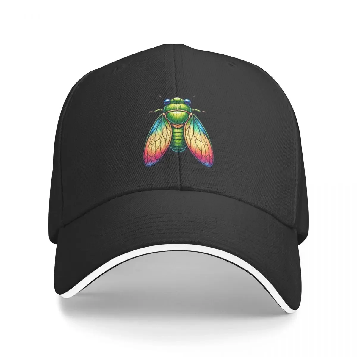

Colorful Cicada Baseball Cap Golf tea Hat derby hat Luxury Brand Mens Caps Women's