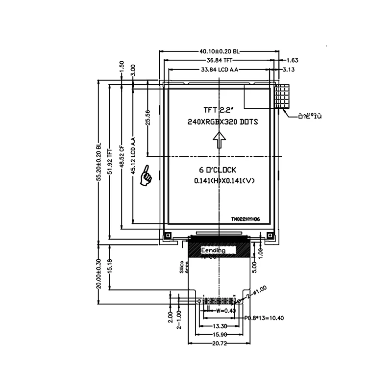 New 2.2 Inch SPI TFT LCD Module 320x240 ILI9341 LCD Screen Display Comaptible with Arduino IDE/C51/STM32