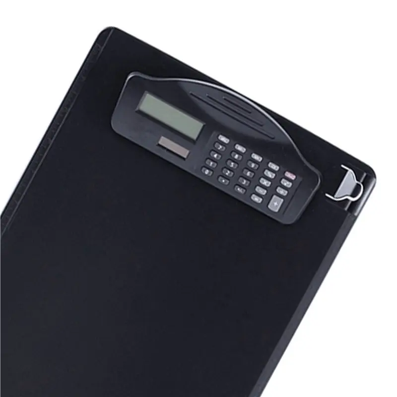 QWE-5X Multifunctional Clipboard With Binder Calculator Writing Pad Pen Slot & Scale For A4 Paper File Suitable