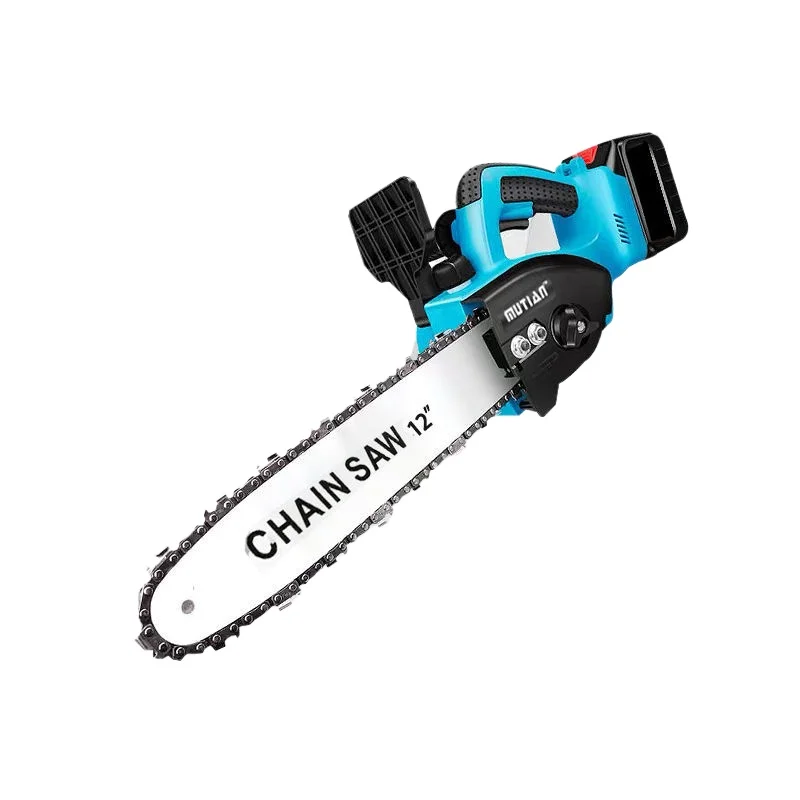 

Бесщеточная цепная пила с литиевой батареей, перезаряжаемая портативная беспроводная бензопила, бытовая небольшая пила для лесозаготовок и обрезки