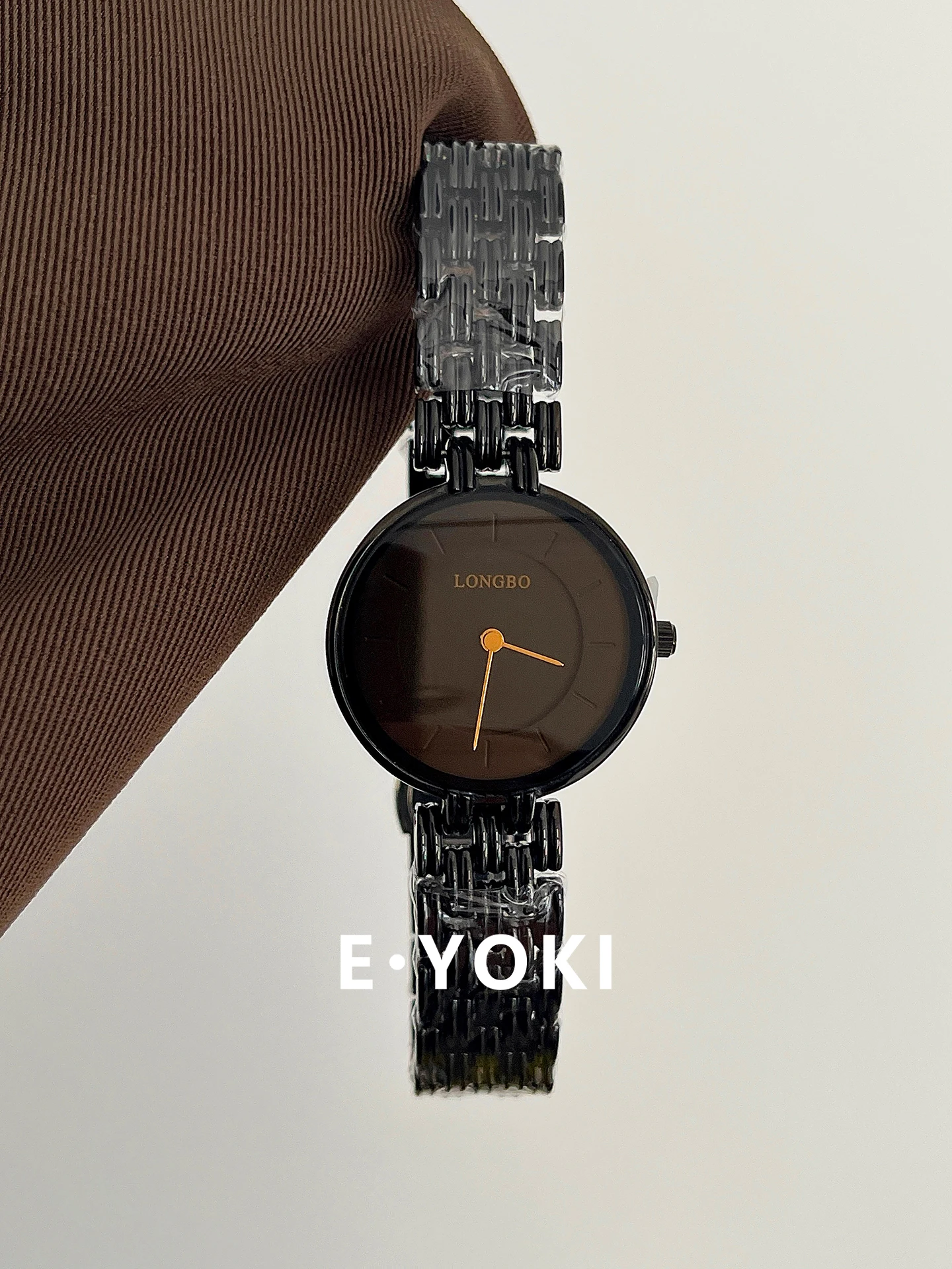 

New Exquisite Women'S WatchRound Black Steel Strap WatchLuxurious And HighEnd Women'S WatchVersatile And Elegant Women'S Watch.