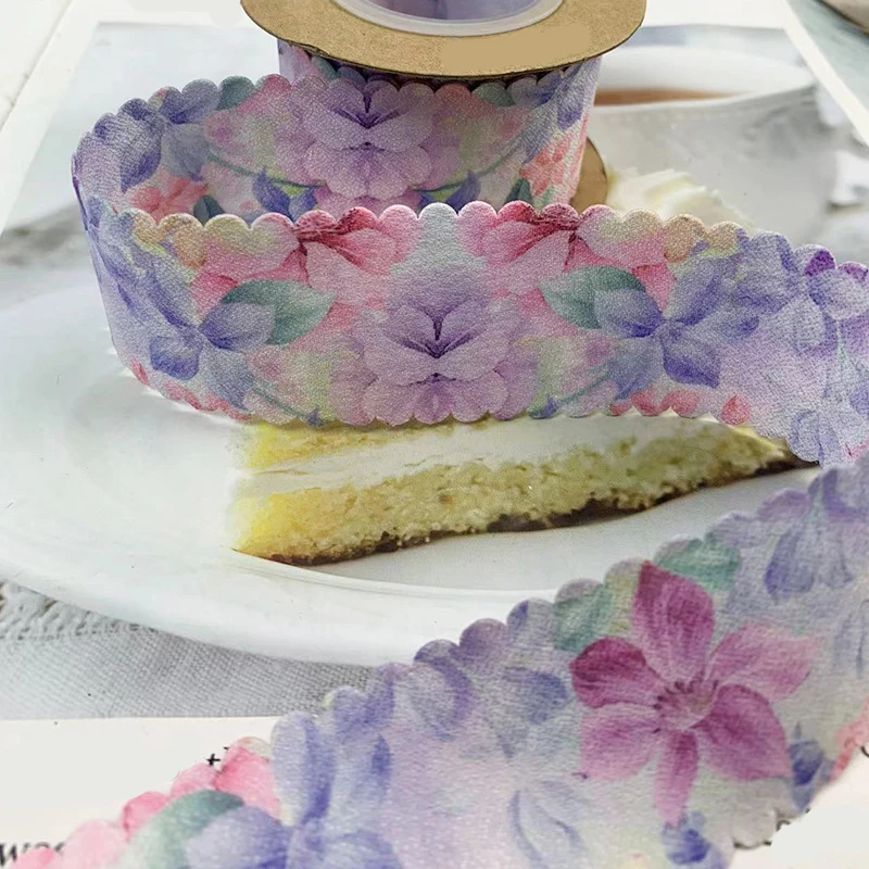 38MM 10Yards Double-Sided Flowers/Butterfly/Wavy Edge Ribbon Hair Bows DIY Crafts Handmade Accessories Clothing Shoe Material