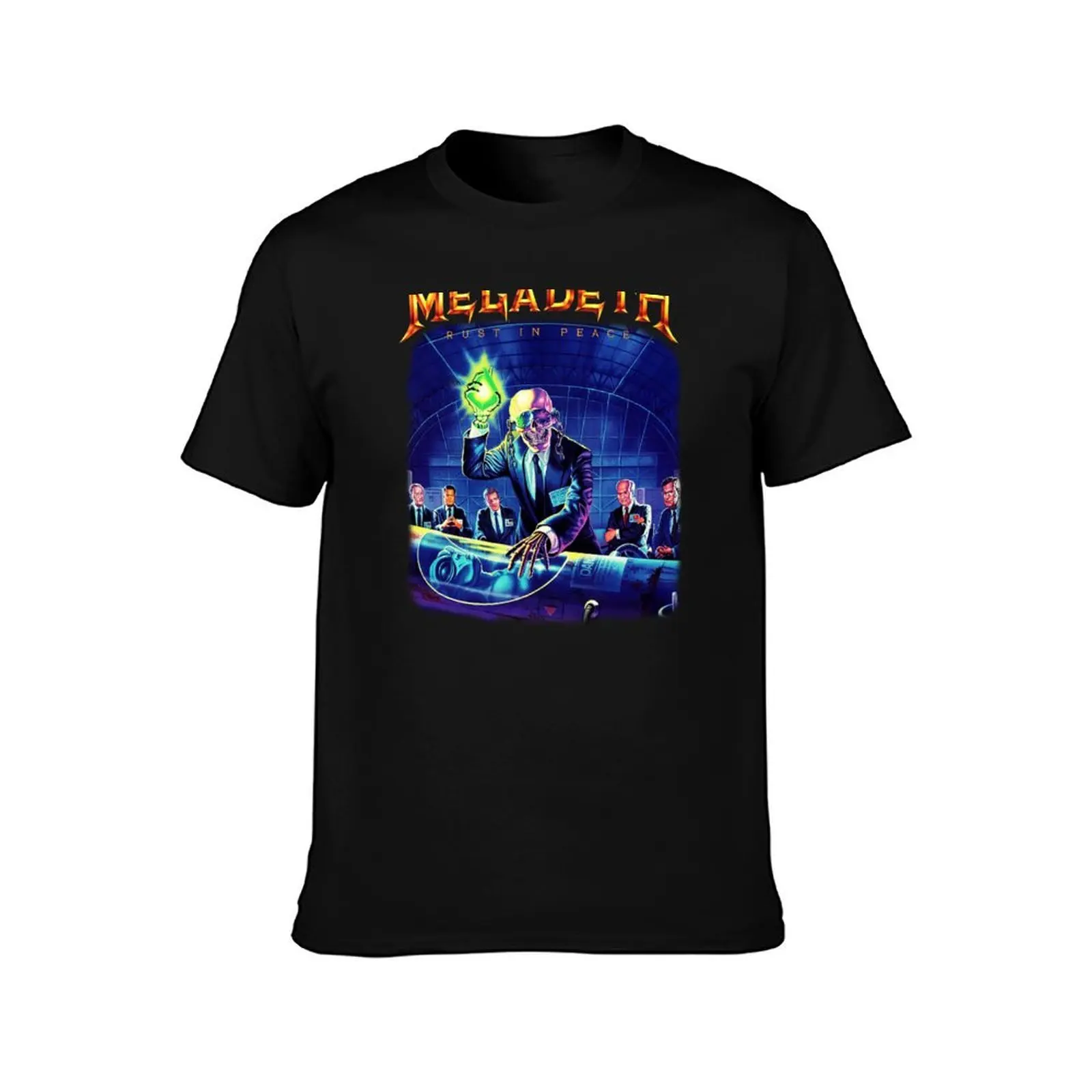 Plus Size This Mégadeath With A Rust In Peace T-Shirt, Summer Casual Cotton Tee, Oversized Streetwear Tops, Unisex Men Women