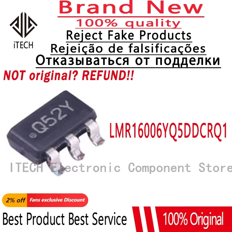 

10 шт./лот, оригинальный Q52Y LMR16006YQ5DDCRQ1 LMR16006 SOT23-6, новый в наличии