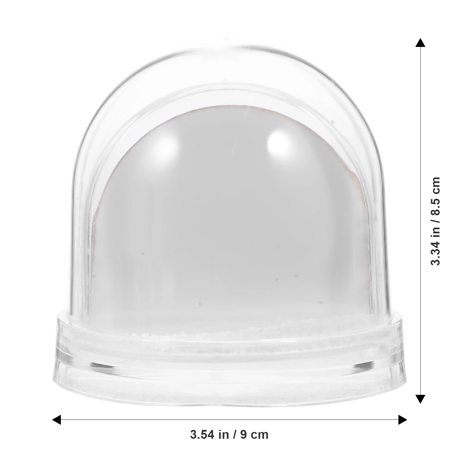 Plastic Snow Globe Photo Frame Gift