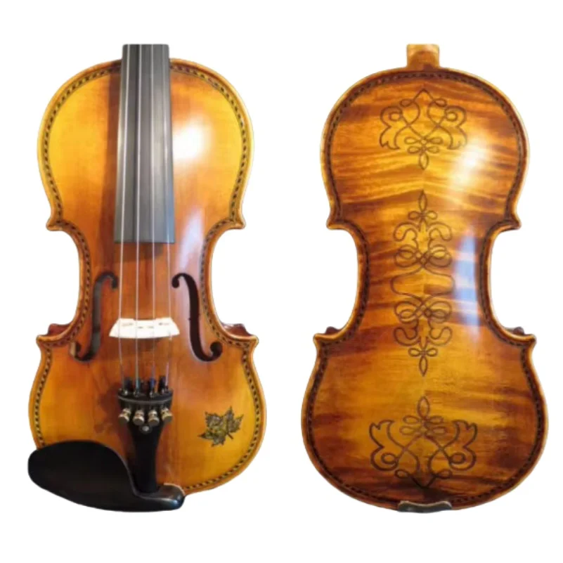 Strad style SONG Brand Maestro drawed/inlay violin 3/4  good sound