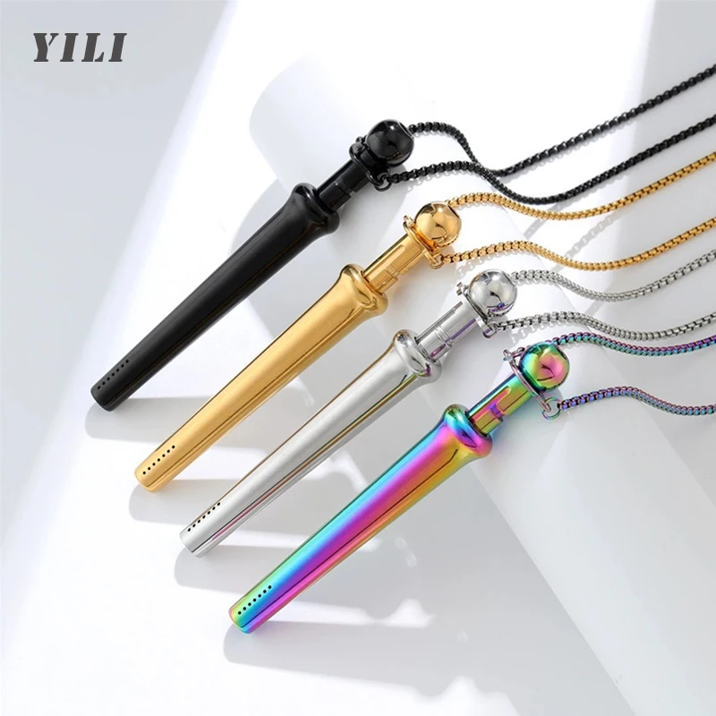 

Anixiety Breathing Necklace Anxiety Stress Relief Meditation Mindfulness Breathe Stainless Steel Necklace Quit Smoking Pendant