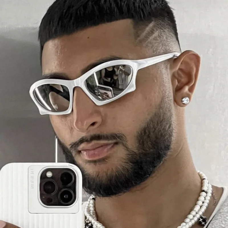 New Sunglasses Punk Hip Hop Sports Glasses Fashion Future Technology Y2K Sunglasses 1820