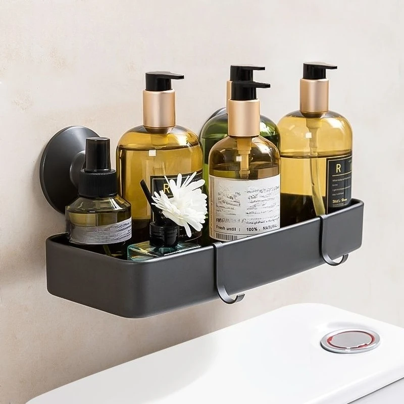 

Toilet rack, non-punching bathroom toilet suction cup towel hanging, shower room towel rack