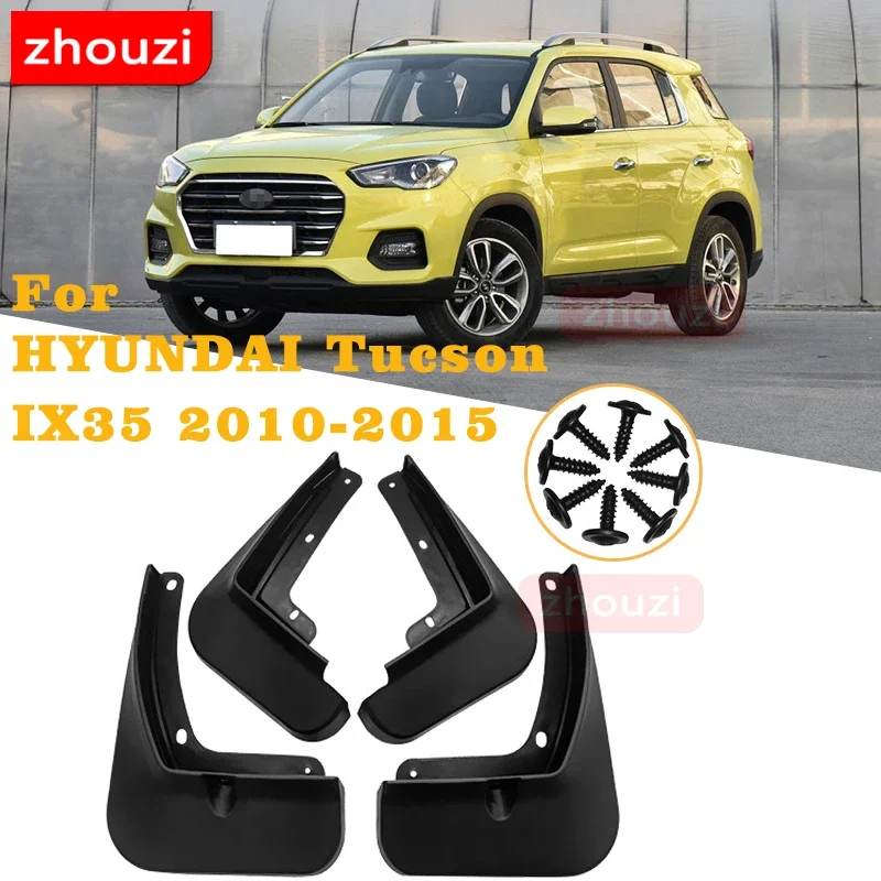 

Mud Flaps 4PCS SET FIT FOR HYUNDAI IX35 2010-2015 2018-2021 MUD FLAP FLAPS SPLASH GUARD MUDGUARD FENDER KIT ACCESSORIES