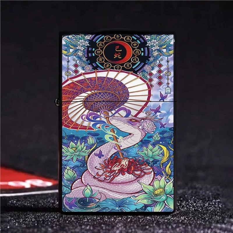 2025 New Kerosine Lighter Personalized, Creative, High-value Flip Retro Grinding Wheel To Give Boyfriend Gift Trend