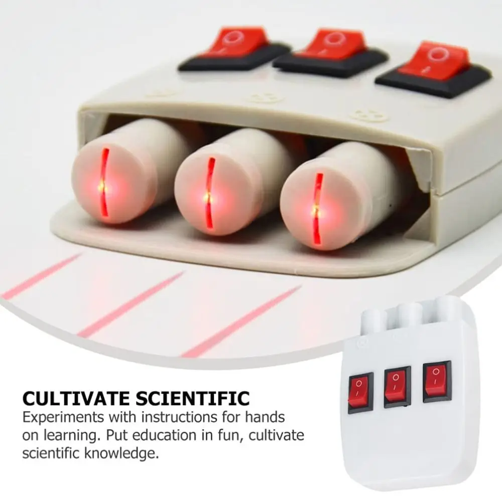 Assembly Design Optical Study Aids Reflector Refraction Parallel Laser Three-wire Laser Safe Design Physics Learning Set